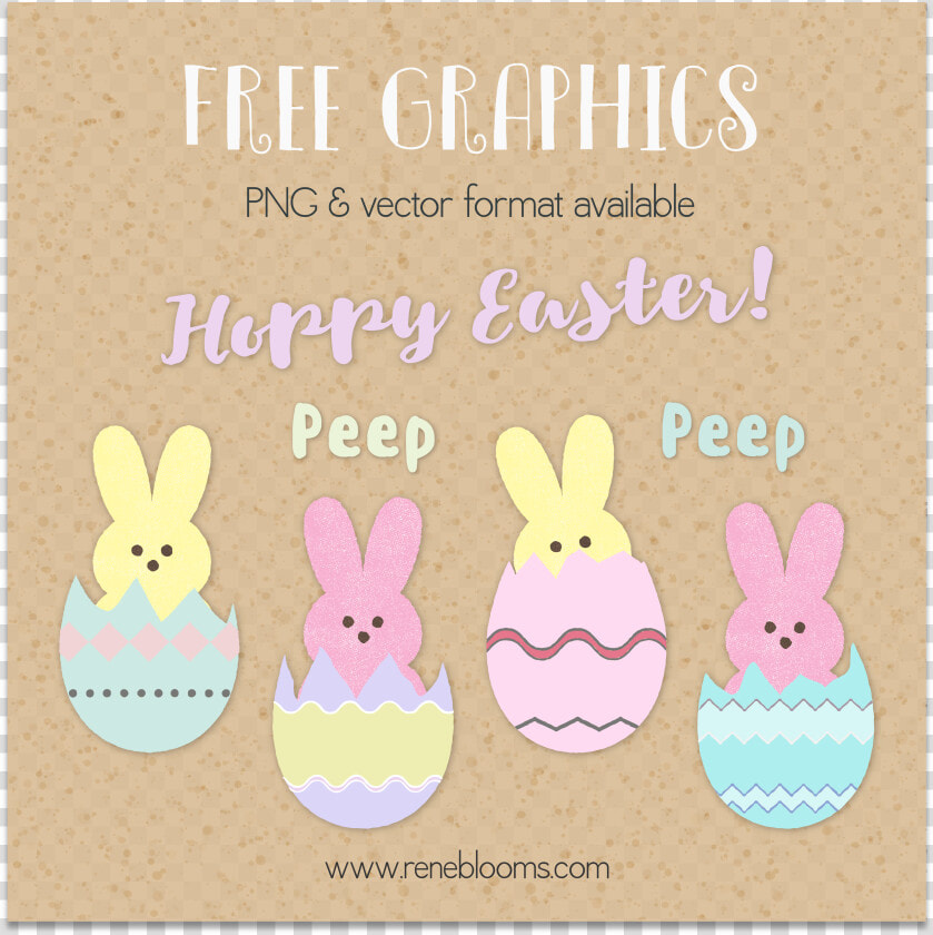 Easter Peeps Free Graphics Vector   Domestic Rabbit  HD Png DownloadTransparent PNG