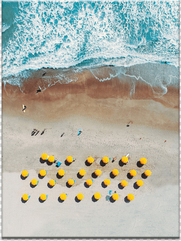 Yellow Umbrellas   Poster Beach Life  HD Png DownloadTransparent PNG