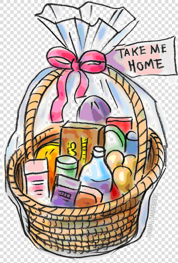 Thanksgiving Raffle Basket Clipart   Gift Baskets Clip Art  HD Png DownloadTransparent PNG