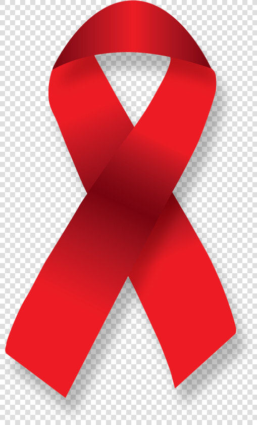 Cancer Clipart Red Ribbon   Hiv Red Ribbon Vector  HD Png DownloadTransparent PNG