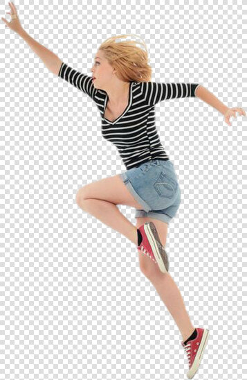  girl  running  jumping   Action Poses Photo Reference  HD Png DownloadTransparent PNG