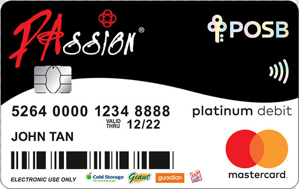 Passion Posb Debit Card   Posb Bank  HD Png DownloadTransparent PNG