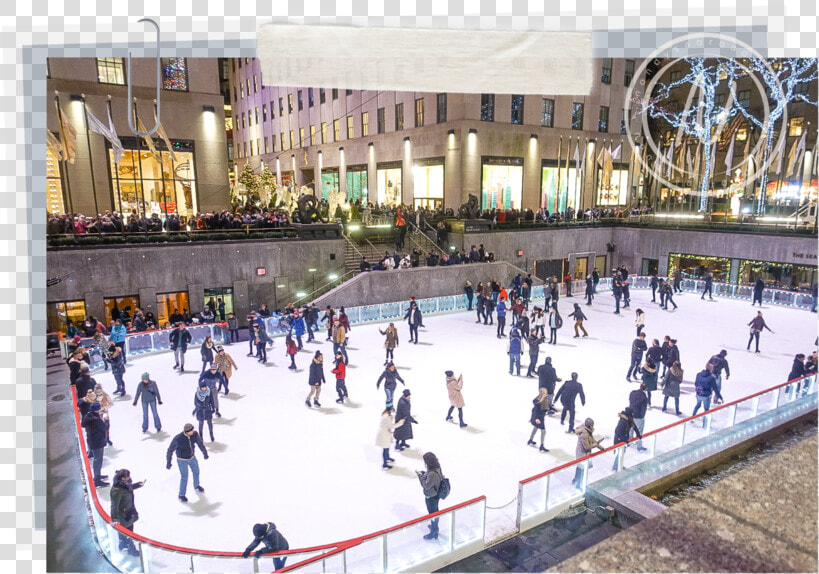 Rockefeller Center Ice Skating New York City Nondys   Ice Skating  HD Png DownloadTransparent PNG