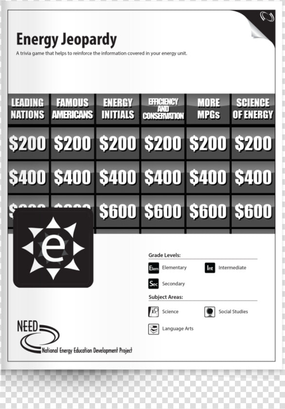 Energy Jeopardy  HD Png DownloadTransparent PNG