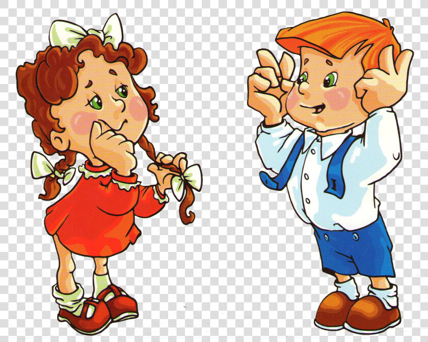 Niño Y Niña Jugando   Ребятишки Рисунок  HD Png DownloadTransparent PNG