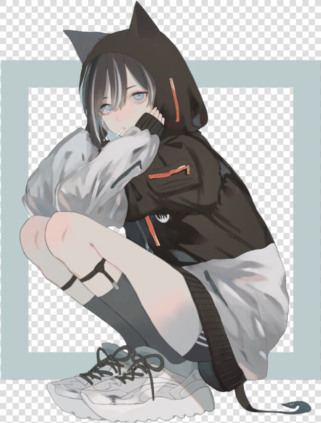  anime  animegirl  animekawaiigirl  animeneko  neko   Anime Girl Kawaii Neko  HD Png DownloadTransparent PNG