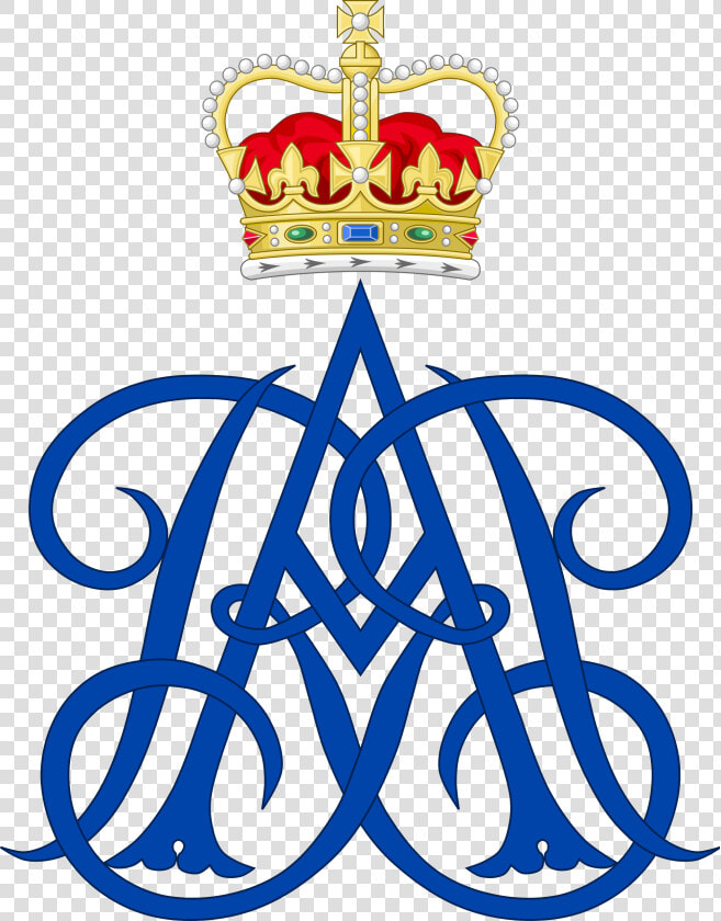 Great Britain Queen Anne Monogram Clipart   Png Download   Queen Anne Cypher  Transparent PngTransparent PNG