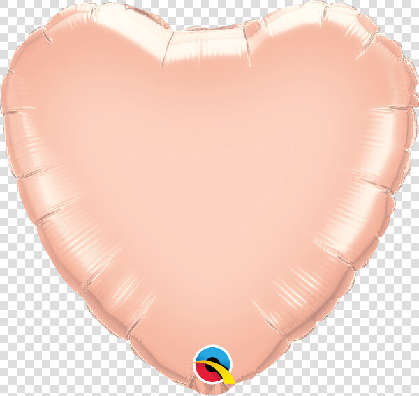 Transparent Black And Gold Balloons Png   Rose Gold Heart Balloon Transparent  Png DownloadTransparent PNG