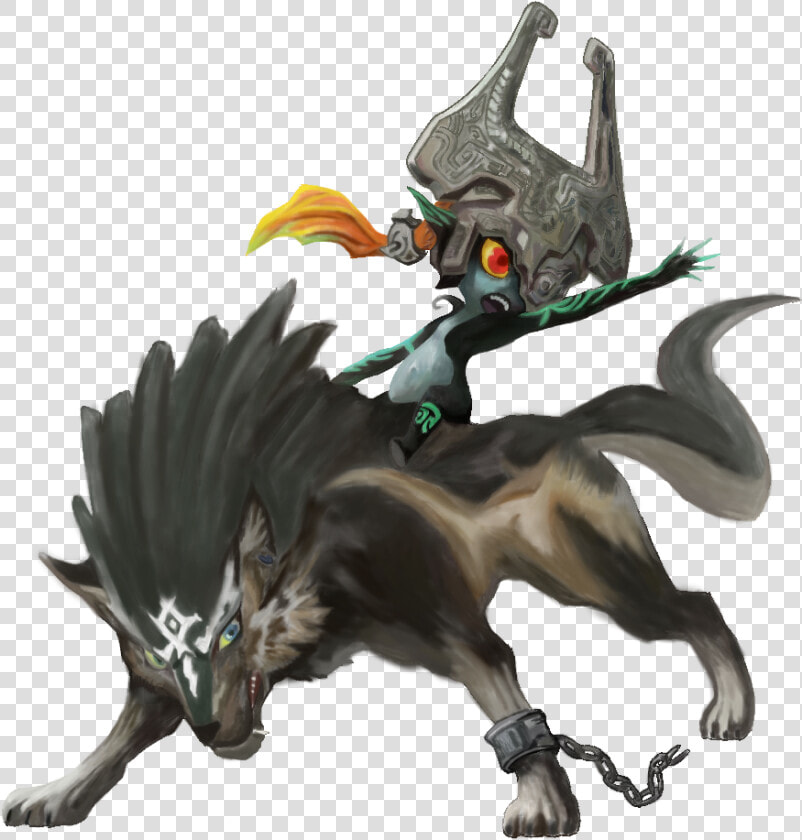 Midna Wolf Link Amiibo Zelda Breath Of The Wild 20   Wolf Zelda Twilight Princess  HD Png DownloadTransparent PNG