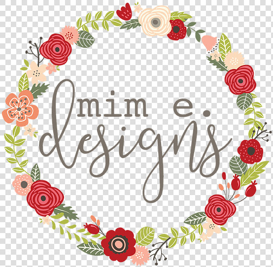 Flower Wreath With Mem E   Font  HD Png DownloadTransparent PNG