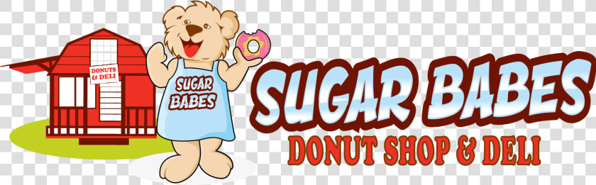 Sugar Babes Donut Shop  amp  Deli   Cartoon  HD Png DownloadTransparent PNG