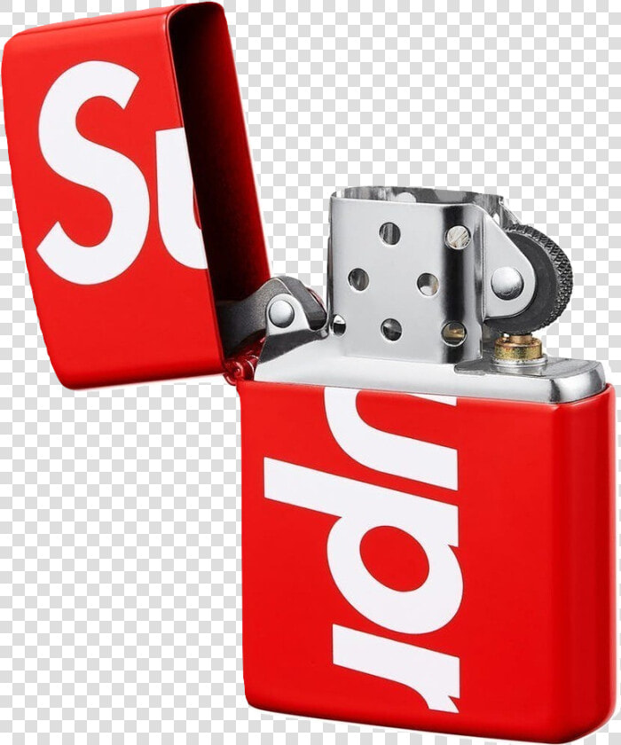 Transparent Supreme Logo Png   Supreme Zippo  Png DownloadTransparent PNG