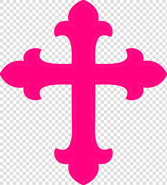 Pink Cross Clipart Transparent Background   Pink Cross  HD Png DownloadTransparent PNG