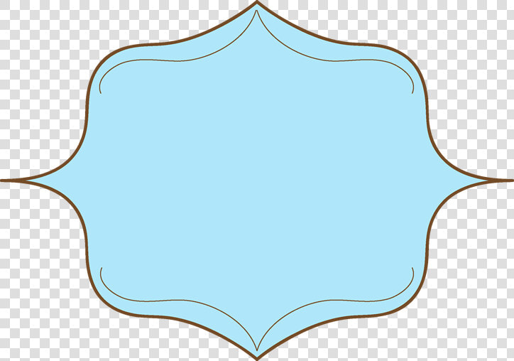 Quatrefoil Frame Clipart   Light Blue Label Png  Transparent PngTransparent PNG