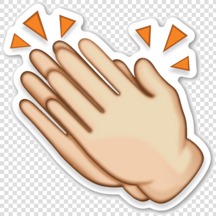 Clapping Hand Applause Clip Art   Emoji Aplausos Png  Transparent PngTransparent PNG