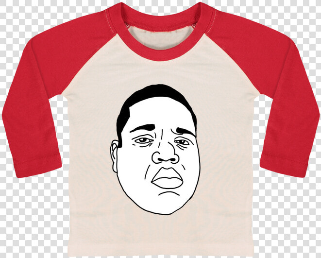 T shirt Bébé Baseball Manches Longues Notorious Big   T shirt  HD Png DownloadTransparent PNG