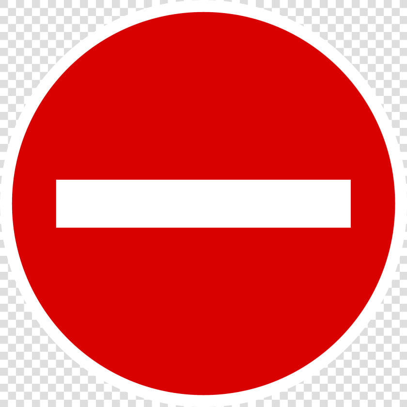 Transparent Stop Sign Png   Does Red Circle With White Line Mean  Png DownloadTransparent PNG