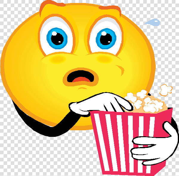 Smiley Eating Popcorn Animated Gif Clipart Free Clipart   Smiley Eating Popcorn  HD Png DownloadTransparent PNG