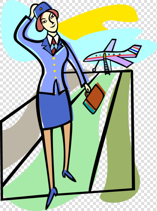 Transparent Flight Attendant Png   Flight Attendant Clip Arts  Png DownloadTransparent PNG