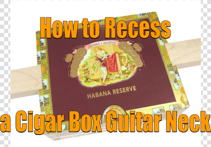 How To Recess A Cigar Box Guitar Neck  HD Png DownloadTransparent PNG