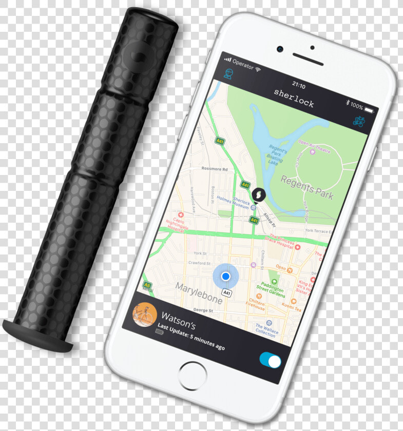 Sherlock Gps Bike Tracker  HD Png DownloadTransparent PNG