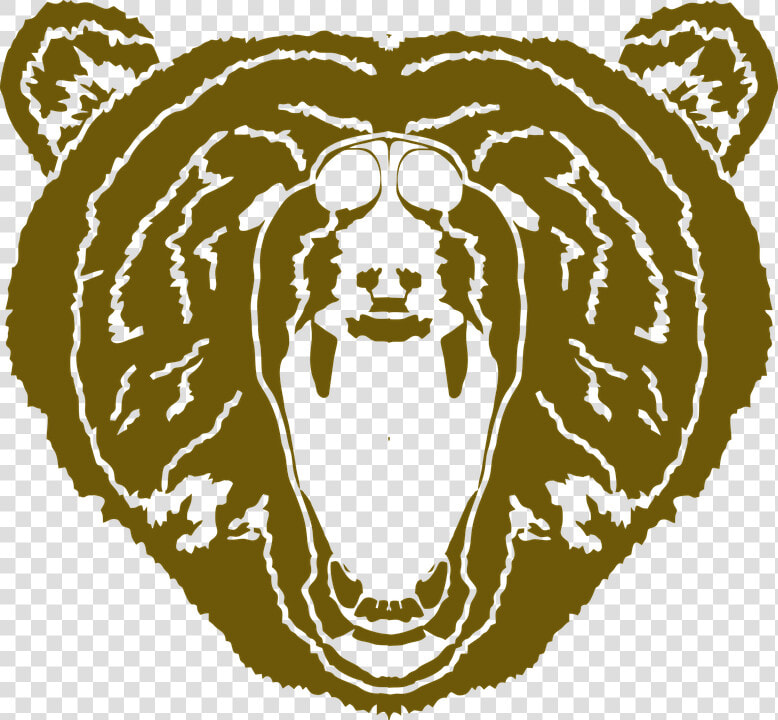 Bear  Bear Face  Mascot  Animal  Grizzly   Illustration  HD Png DownloadTransparent PNG