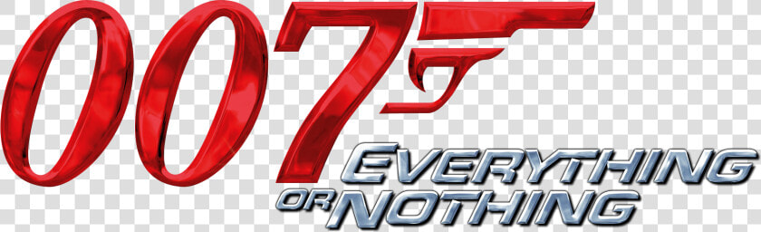 007 Everything Or Nothing Logo  HD Png DownloadTransparent PNG