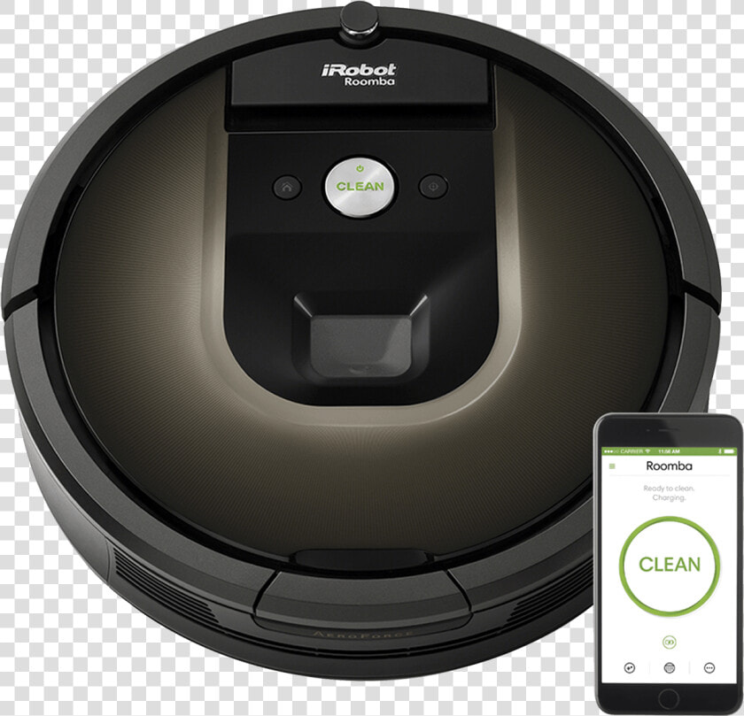 Irobot Roomba 980 Wifi Connected Robot Vacuum   Roomba Robot  HD Png DownloadTransparent PNG