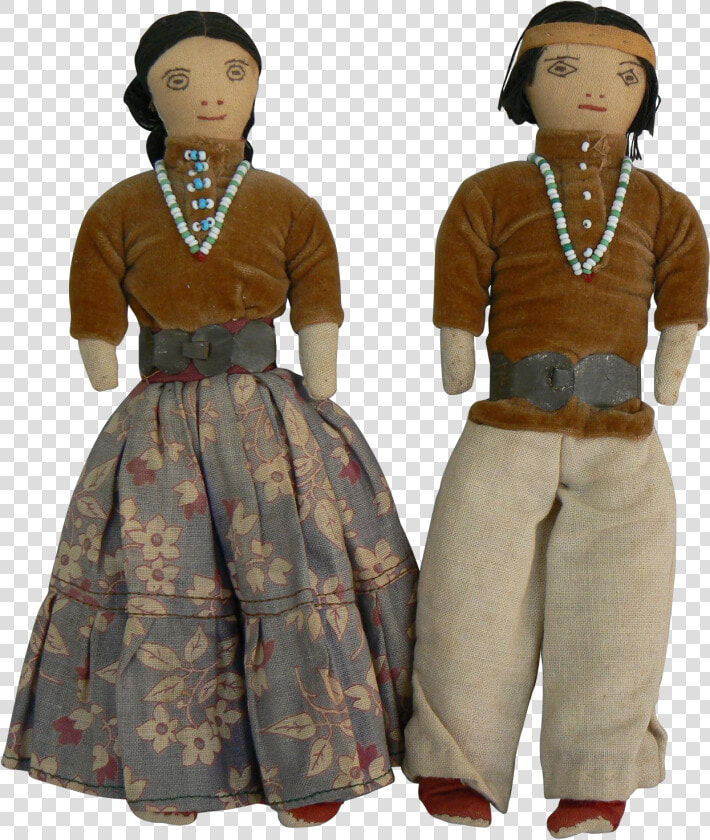 Clip Art Vintage Native American Dolls   Vintage Clothing  HD Png DownloadTransparent PNG