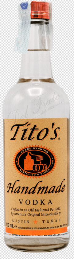 Tito S Handmade Vodka   Tito  39 s Vodka Bottle Shot  HD Png DownloadTransparent PNG