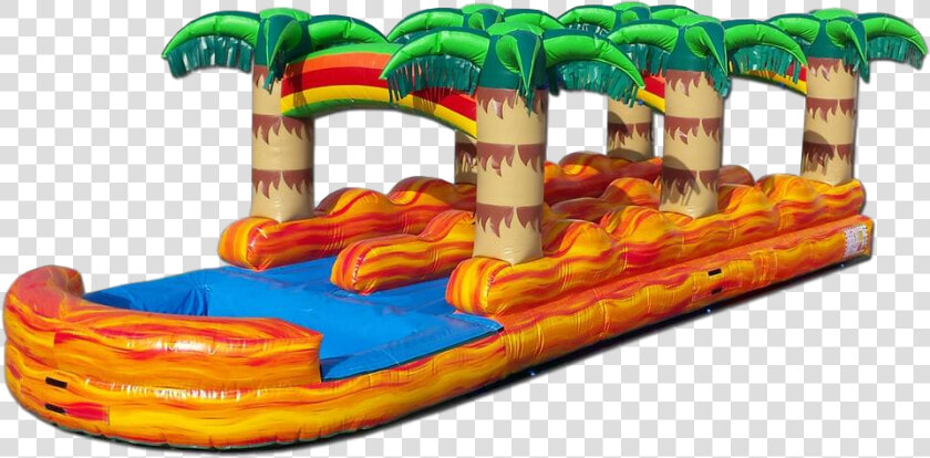 Hot Lava Slip N Slide With Pool   Rigid hulled Inflatable Boat  HD Png DownloadTransparent PNG