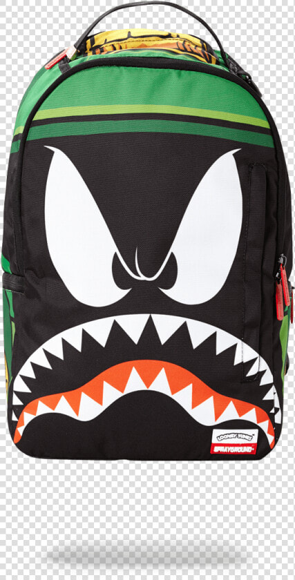 Sprayground Marvin The Martian Shark Backpack   Marvin The Martian Sprayground  HD Png DownloadTransparent PNG