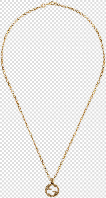 Gucci Interlocking G 18k Gold Necklace   Necklace  HD Png DownloadTransparent PNG