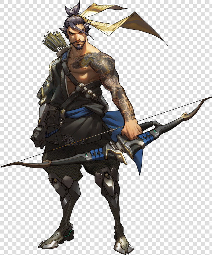 Hanzo Presskit   Overwatch Characters Designs  HD Png DownloadTransparent PNG