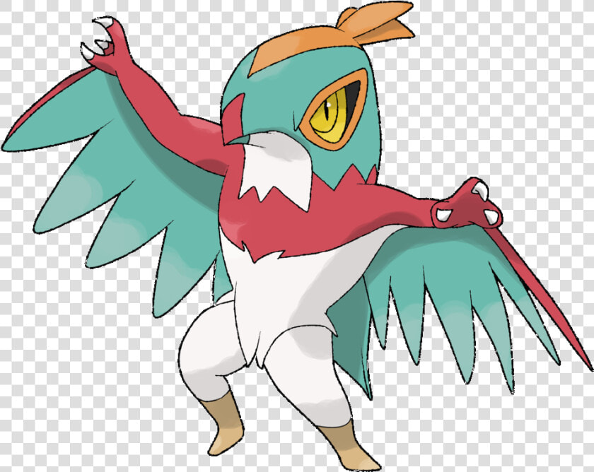 Green And Red Bird Pokemon Clipart   Png Download   Green And Red Bird Pokemon  Transparent PngTransparent PNG