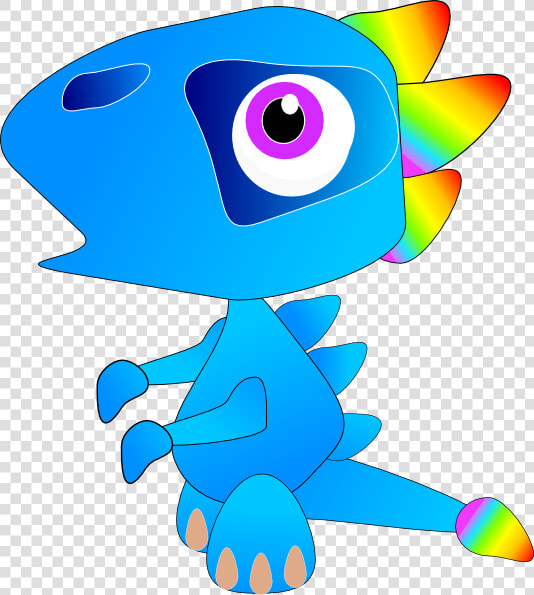 Blue Baby Dragon Svg Clip Arts   Portable Network Graphics  HD Png DownloadTransparent PNG