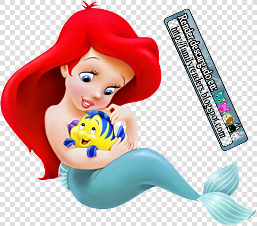 Cute Baby Disney Princess Cartoon Characters   Png   Little Mermaid Baby Ariel  Transparent PngTransparent PNG