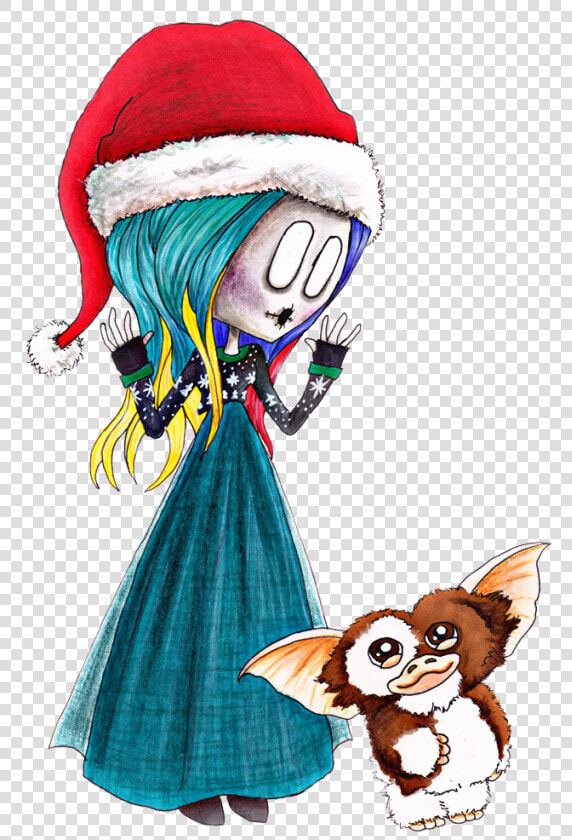  stickerfun  gizmo  xmas  gremlins  santahat  darkxmas   Cartoon  HD Png DownloadTransparent PNG