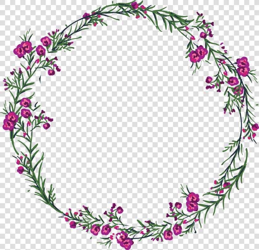 Hand Drawn Flower Frame   Flower Frame Icon Png  Transparent PngTransparent PNG