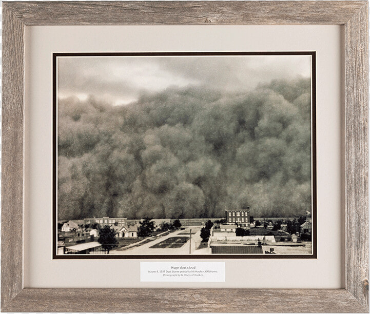 Huge Dust Storm June 4  1937  Poised To Hit Hooker    Okies In Dust Bowl  HD Png DownloadTransparent PNG