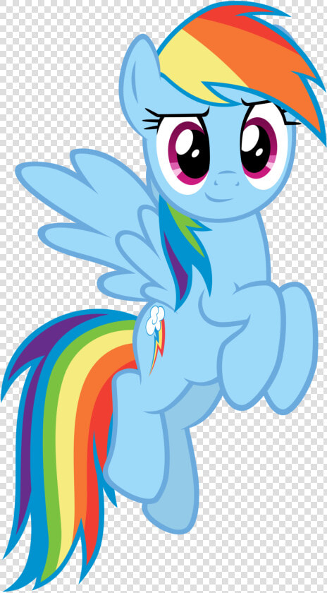 Transparent Confident Clipart   My Little Pony Rainbow Dash Flying  HD Png DownloadTransparent PNG