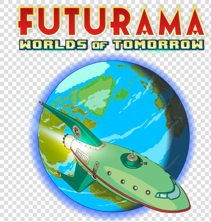 Worlds Of Tomorrow Wiki   Futurama Worlds Of Tomorrow Logo  HD Png DownloadTransparent PNG