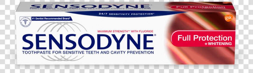 Sensodyne Full Protection With Whitening Toothpaste   Sensodyne Full Protection  HD Png DownloadTransparent PNG