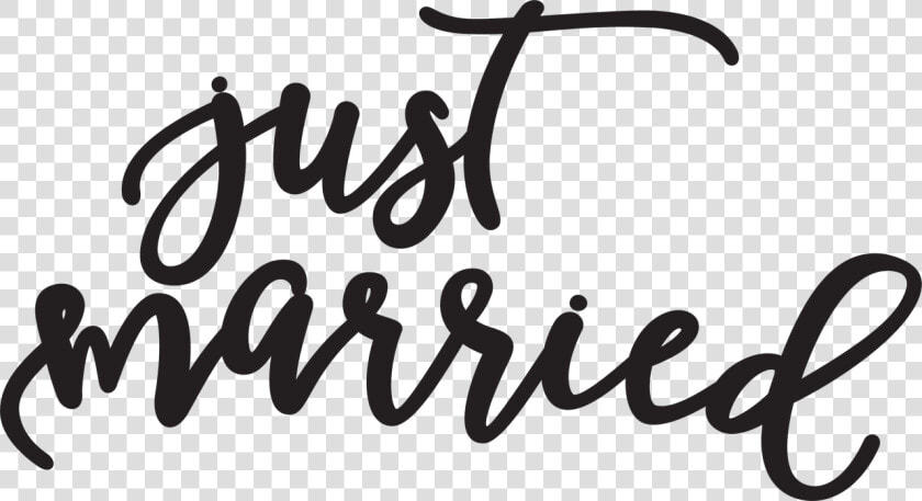 Transparent Just Married Png   Just Married Font Png  Png DownloadTransparent PNG