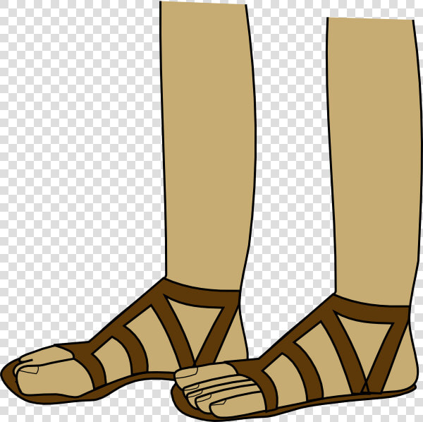 Feet In Sandals Svg Clip Arts   Sandals Clip Art  HD Png DownloadTransparent PNG