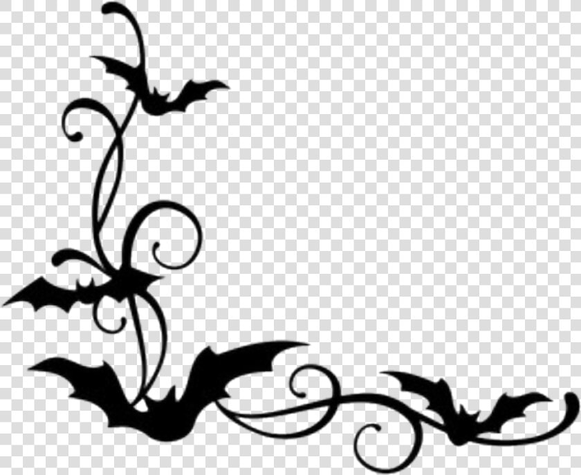  bats  borders  halloween   Bat Border Clipart  HD Png DownloadTransparent PNG