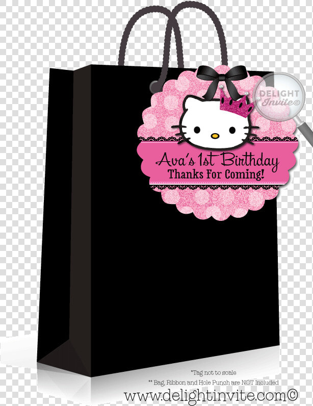 Hello Kitty Party Favor   Barbie Thank You Tags  HD Png DownloadTransparent PNG