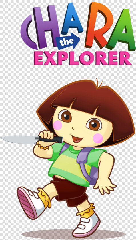 Undertale Chara The Explorer Clipart   Png Download   Blue  39 s Clues Dora The Explorer  Transparent PngTransparent PNG