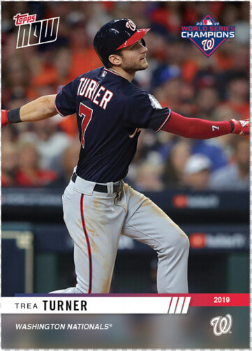 2019 Washington Nationals Topps Now® World Series 20   College Baseball  HD Png DownloadTransparent PNG