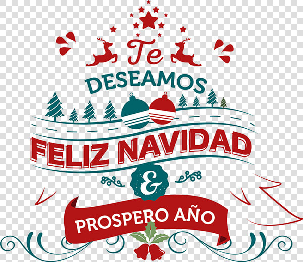 Feliz Navidad Y Prospero Año Nuevo Png  Transparent PngTransparent PNG